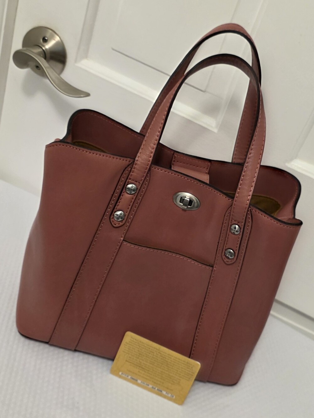 Patricia Nash Rose Leather Satchel